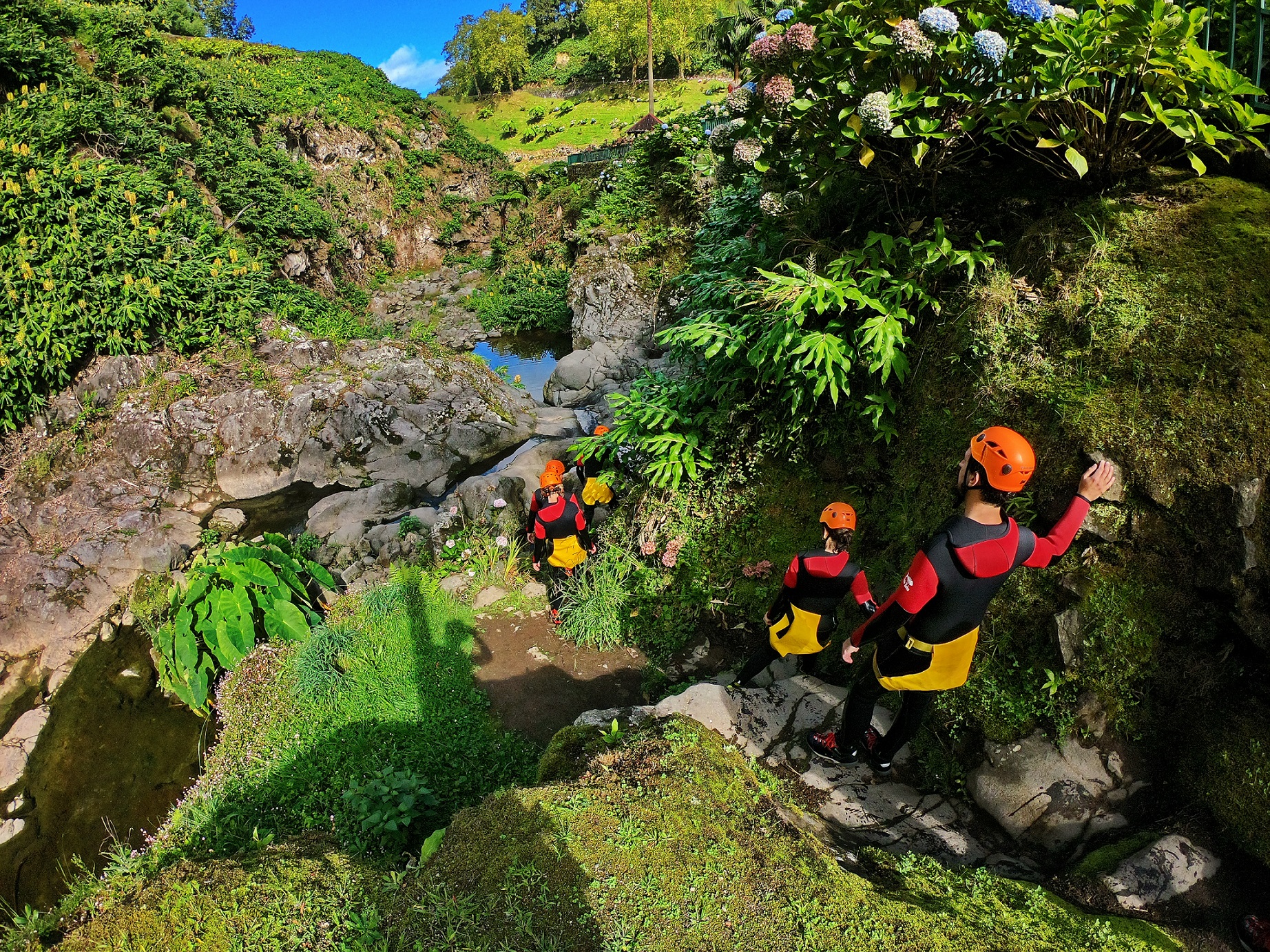 canyoning azores